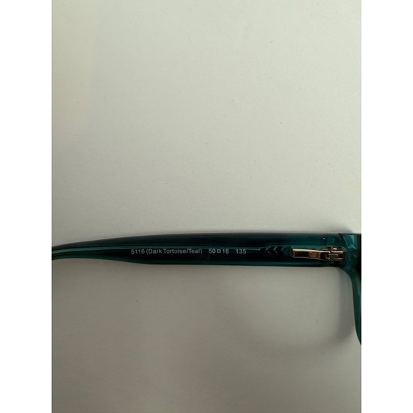 Coach HC 6040 Brooklyn Eyeglasses Dark Tortoise Teal Rectangular Frames 5116 - Picture 5 of 7